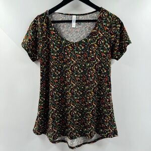 LuLaRoe Classic Tee Kaleidoscope Print Scoop Neck T-Shirt – Size XS